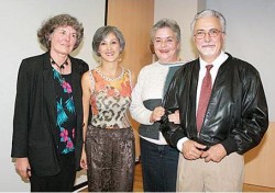 Los autores del libro: Ute Teske, Tatiana Gutiérrez Giraldo, María Teresa Jaramillo Jaramillo y Jorge Eduardo Botero Echeverri.